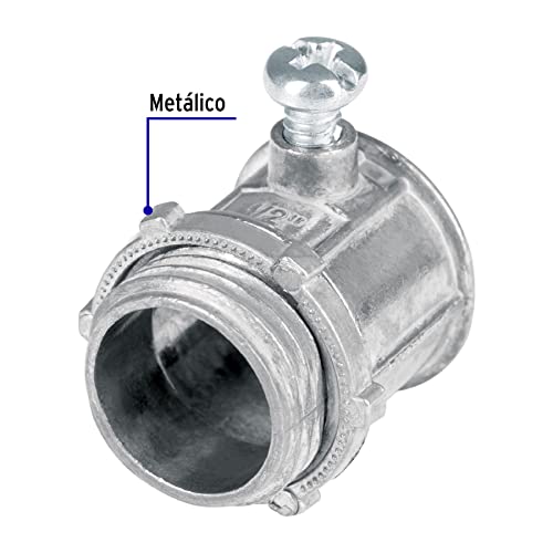 CONECTOR PARA TUBO CONDUIT 1/2 VOLTECK 46950