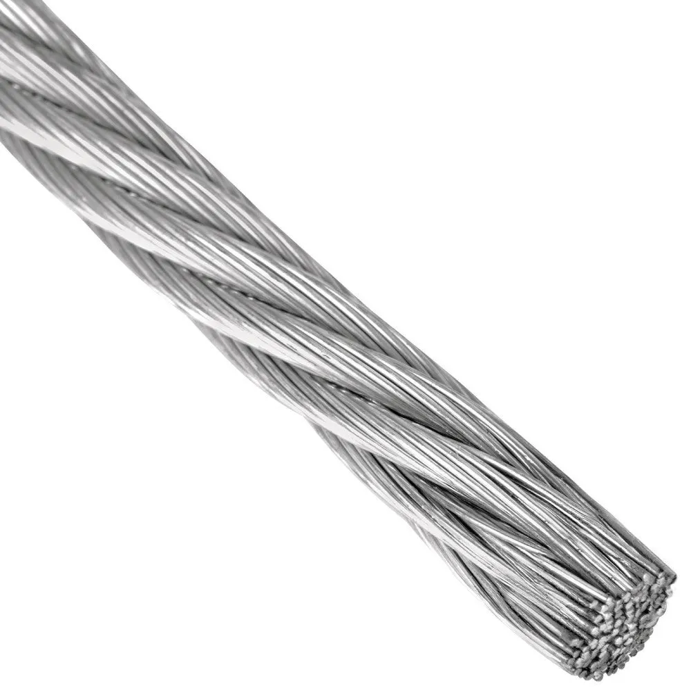 CABLE DE ACERO GALVANIZADO 7X7 HILOS 3/16 FIERO (TRUPER) 44206